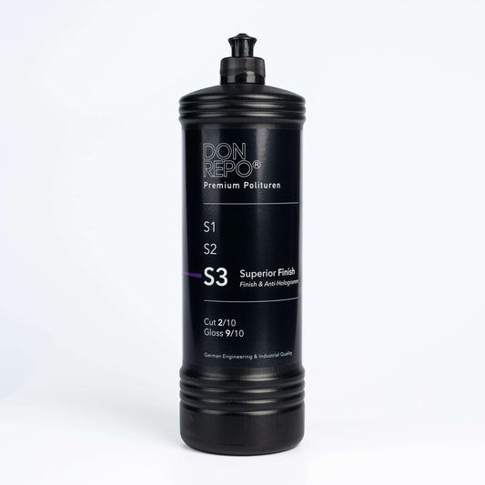 DON REPO S3 Superior Finish 1Kg - Le vernis de finition et anti-hologramme ultime pour une brillance de miroir impeccable